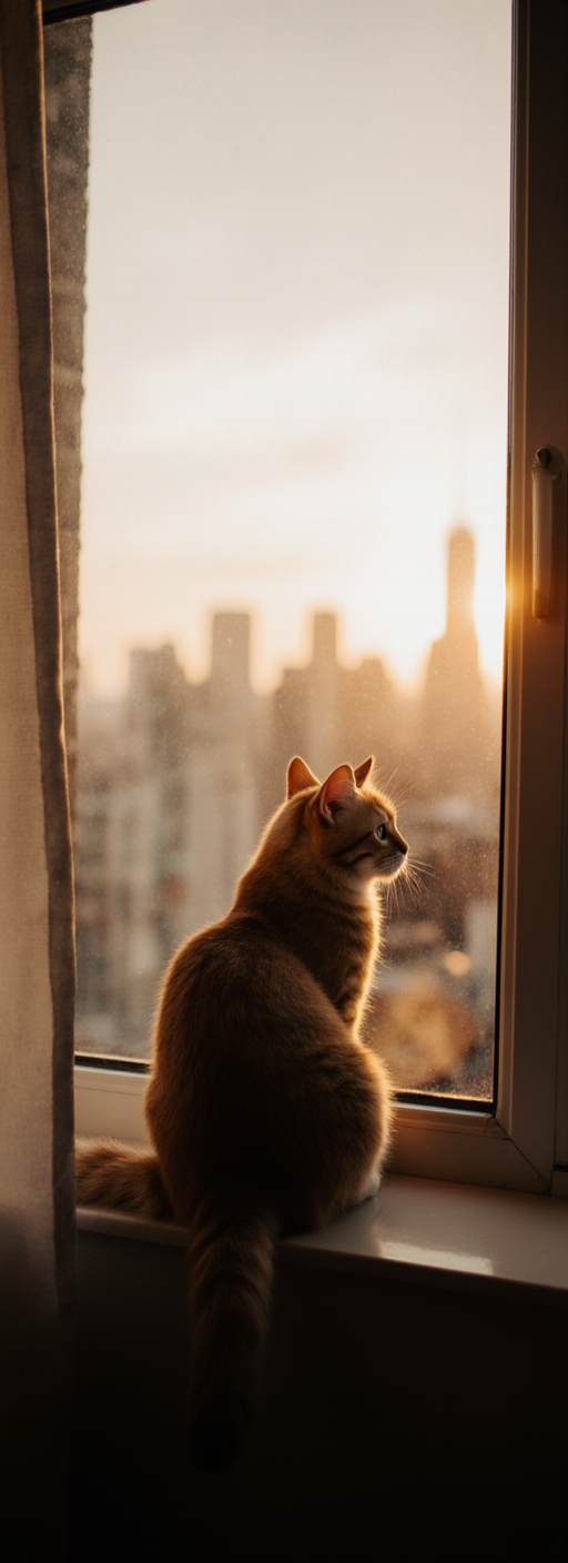 512x1408：完全正常的猫